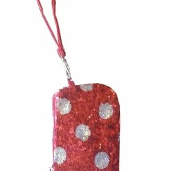 Promo ❤️ Disney Wallet - Minnie Mouse Polka Dots - Sequined Red 🎉