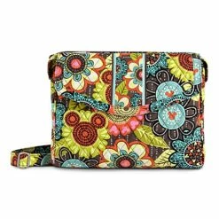 Best Sale 🔔 Disney Vera Bradley Bag - Mickey's Perfect Petals Tablet Hipster 😉
