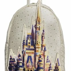 Best Pirce 👍 Disney Loungefly 🎒 Backpack - 50th Anniversary - Cinderella Castle 🔥