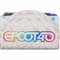 Best Pirce 😍 Disney Loungefly Wallet - EPCOT 40th Anniversary 😀
